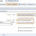 Live upgrade Patch Search MOS
