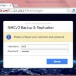 NAKIVO Backup & Replication - Webconsole